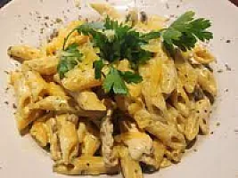 köri soslu penne
