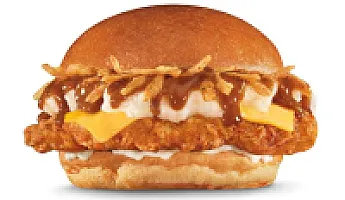 Çıtır Patatesli Tavuk Burger