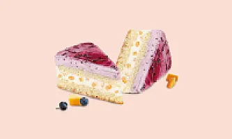 Yaban mersinli pasta