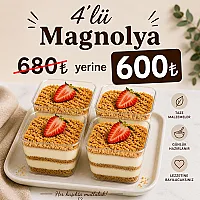 4'LÜ MAGNOLYA (KAMPANYALI ÜRÜN)