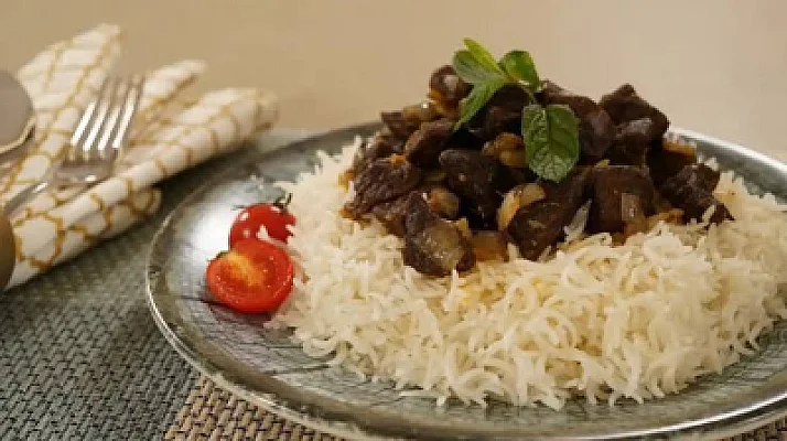 Pilav kavurmalı